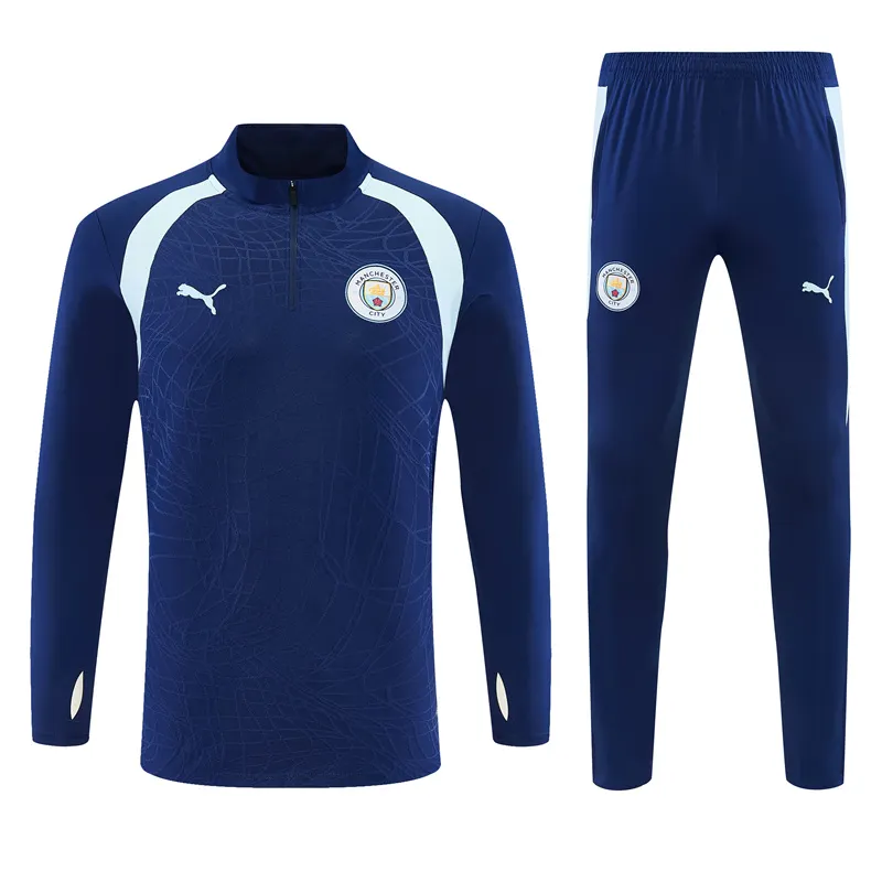 2026-27 Manchester City Royal Blue Half-Zip Training Jersey