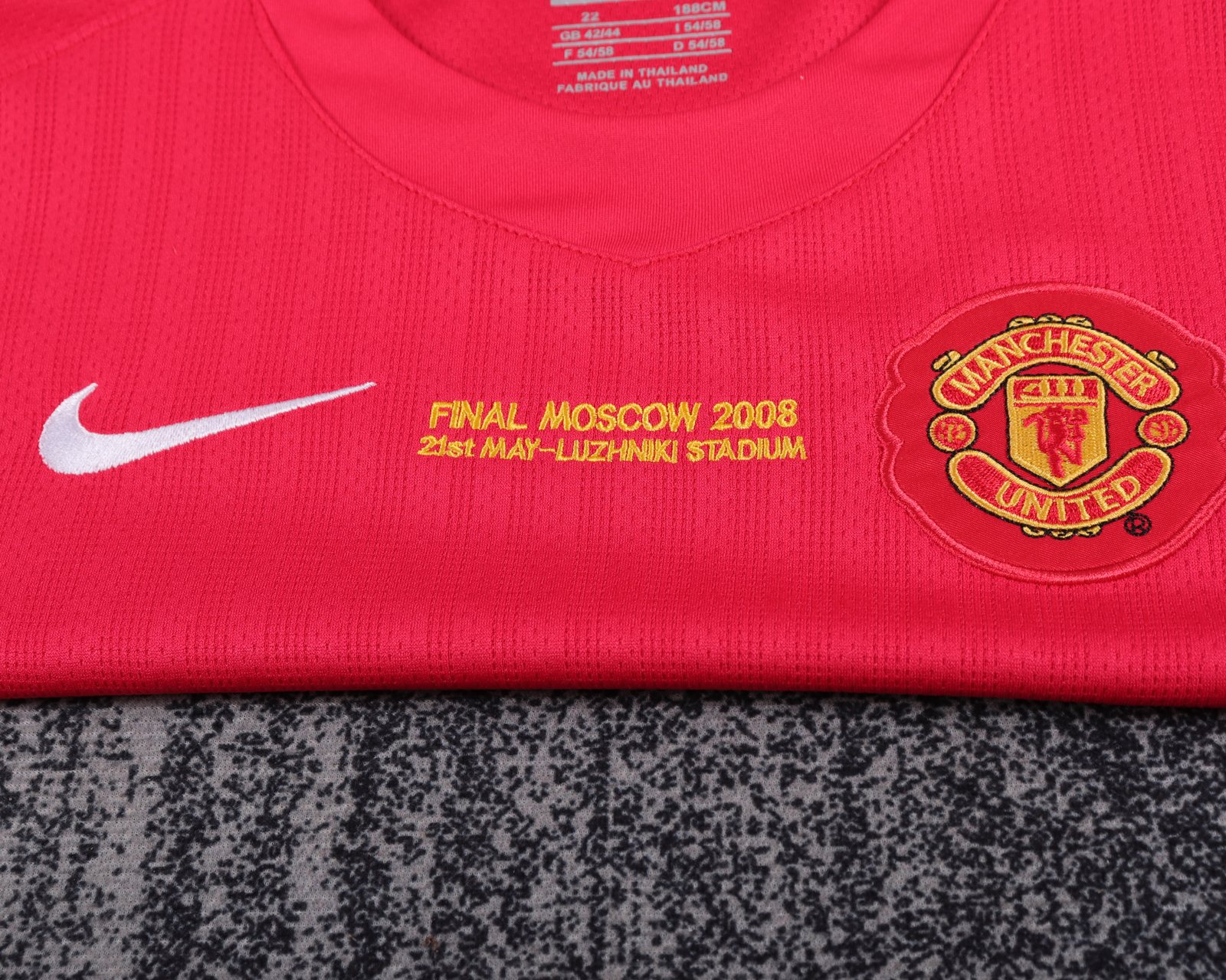 2008-09 Manchester United Home Retro Jersey (Champions League Edition) - Kids