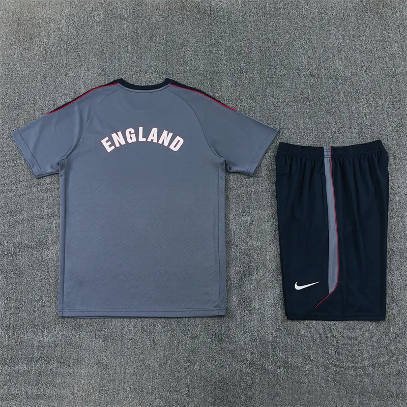 2026-27 England Grey Short-Sleeve Training Jersey
