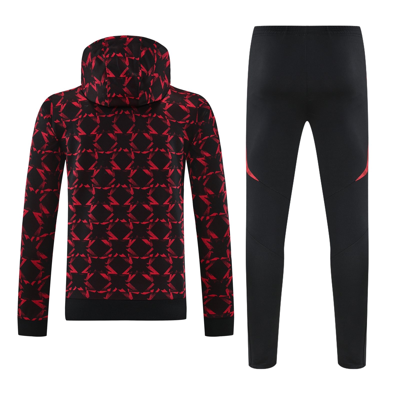 2025-26 Manchester United Red Training Hooded Jersey