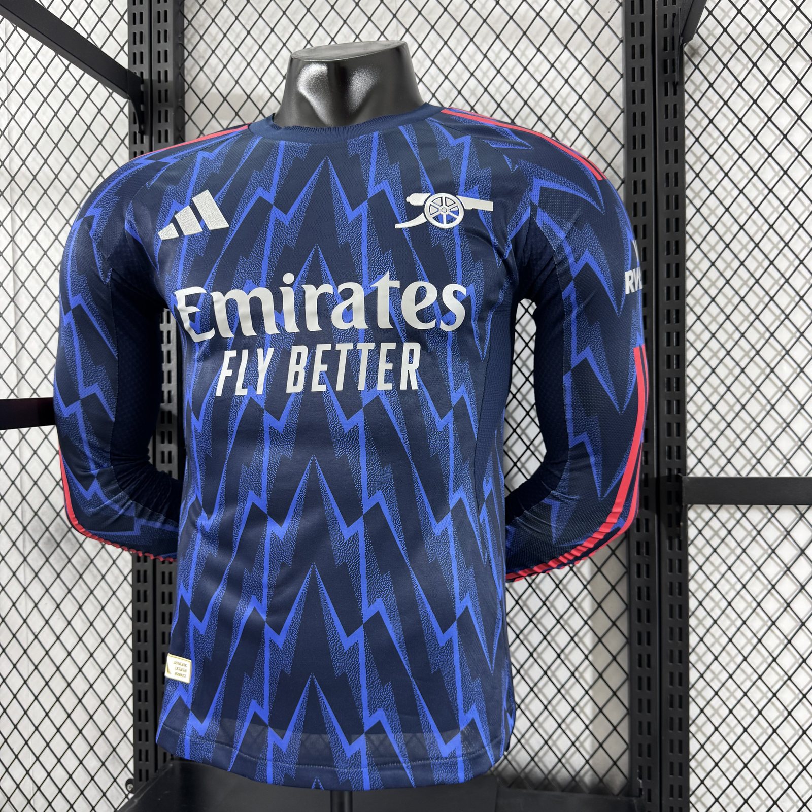 2025-26 Arsenal Away Long-Sleeve Jersey – Player Version