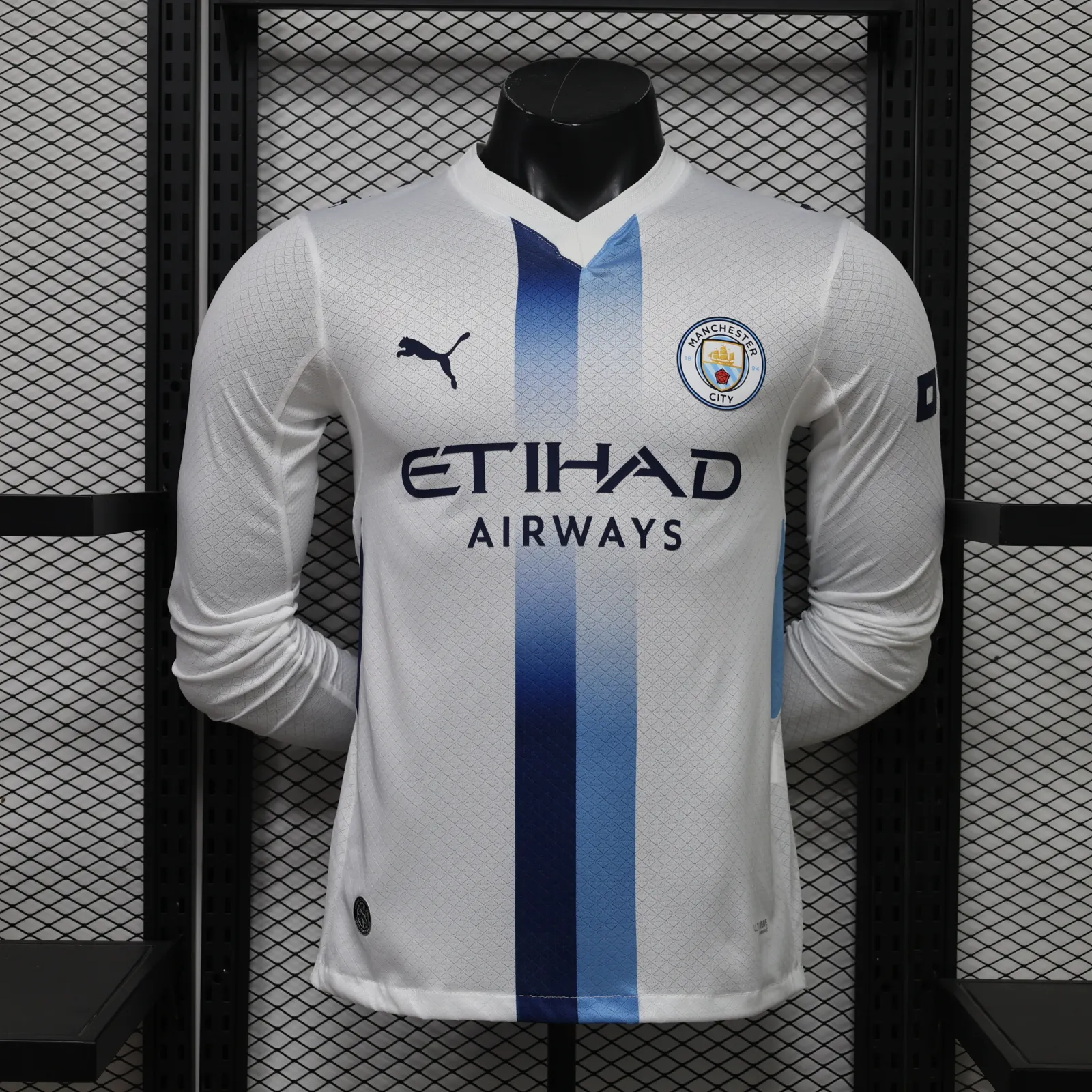 2026-27 Manchester City Second Away Long-Sleeve Kit – Player Version