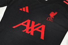 2025-26 Liverpool FC Black Short Sleeve Training Shirt