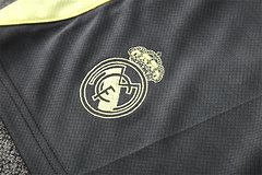 2025-26 Real Madrid Yellow Short Sleeve Training Jersey