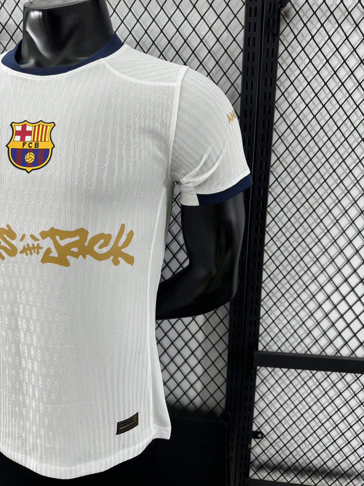 2025-26 Barcelona Special White Edition Jersey – Player Version