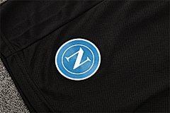 2025-26 Napoli Black Grey Short Sleeve Training Jersey