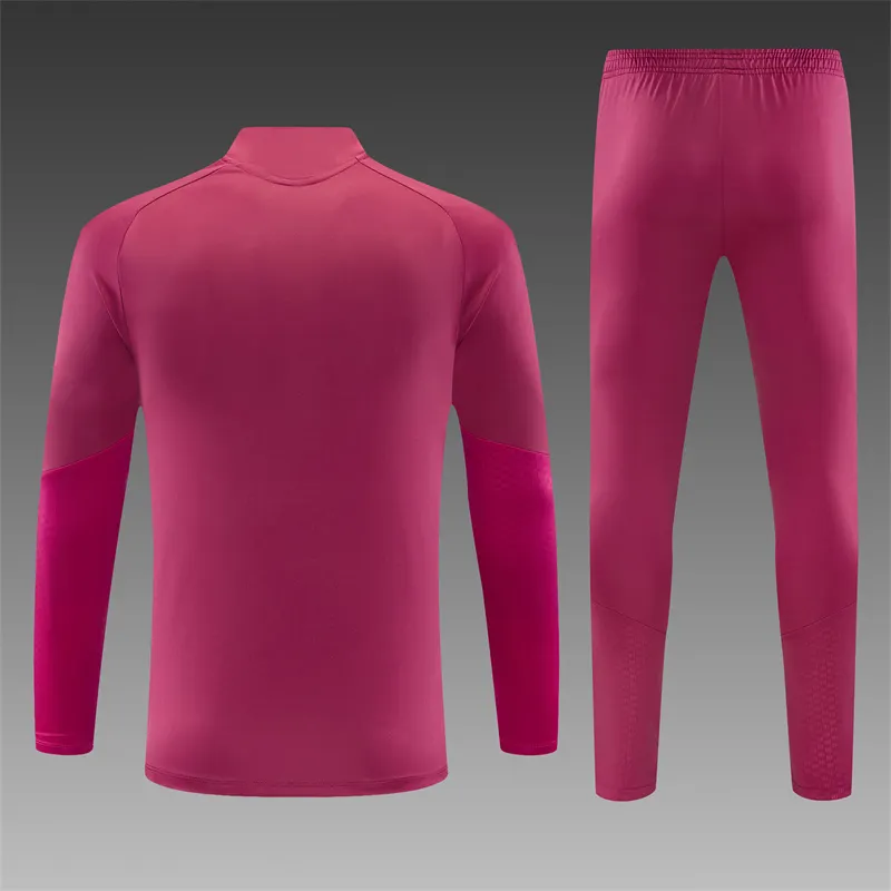 2026-27 Real Madrid Rose-Colored Half-Zip Training Jersey