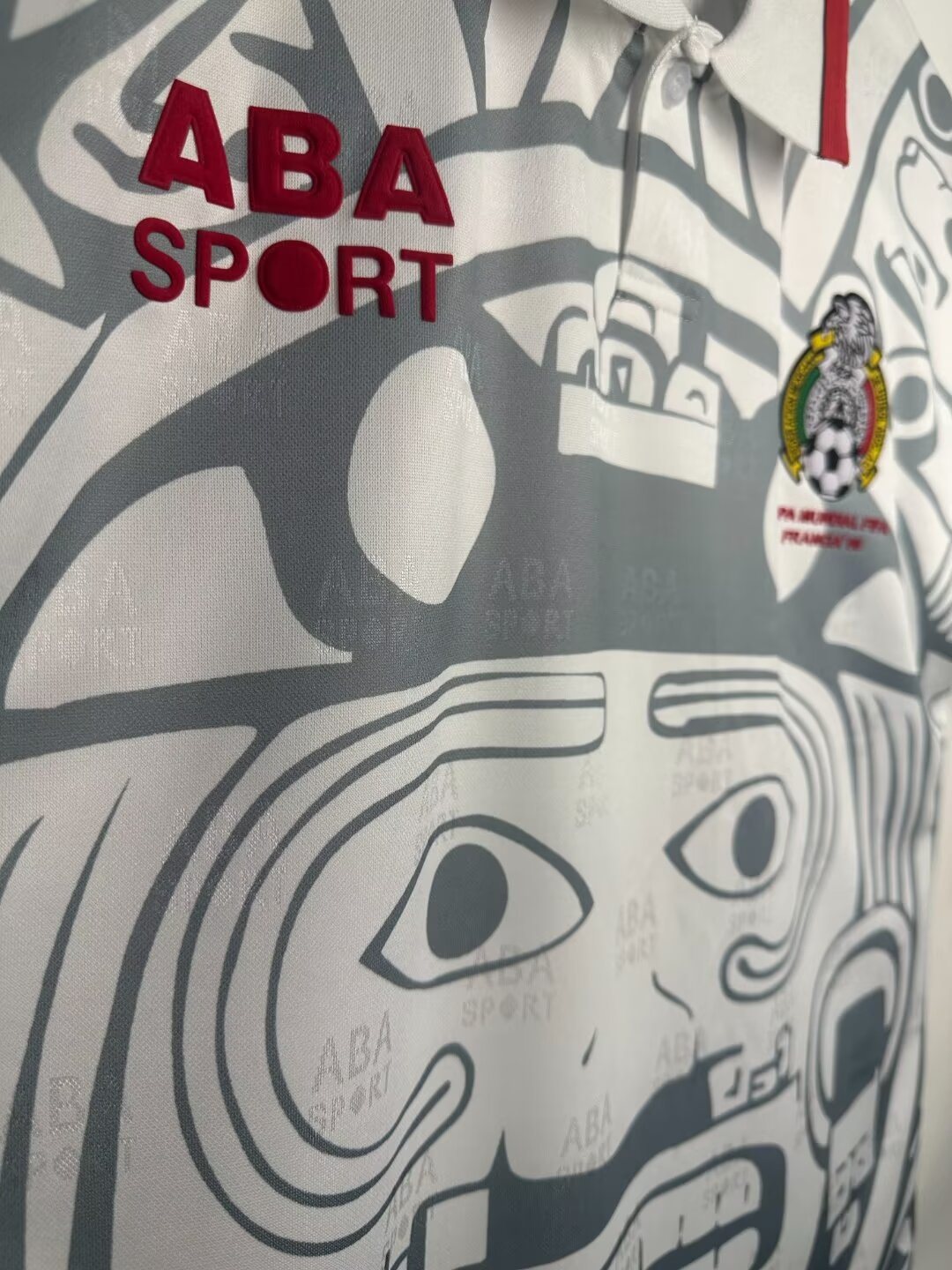 1998 Mexico Away Jacquard Retro Jersey