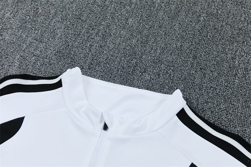 2026-27 Juventus White Half-Zip Long-Sleeve Training Kit