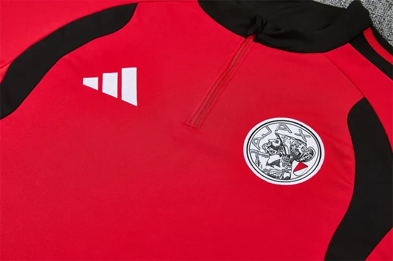 2026-27 Ajax Red Half-Zip Training Kit