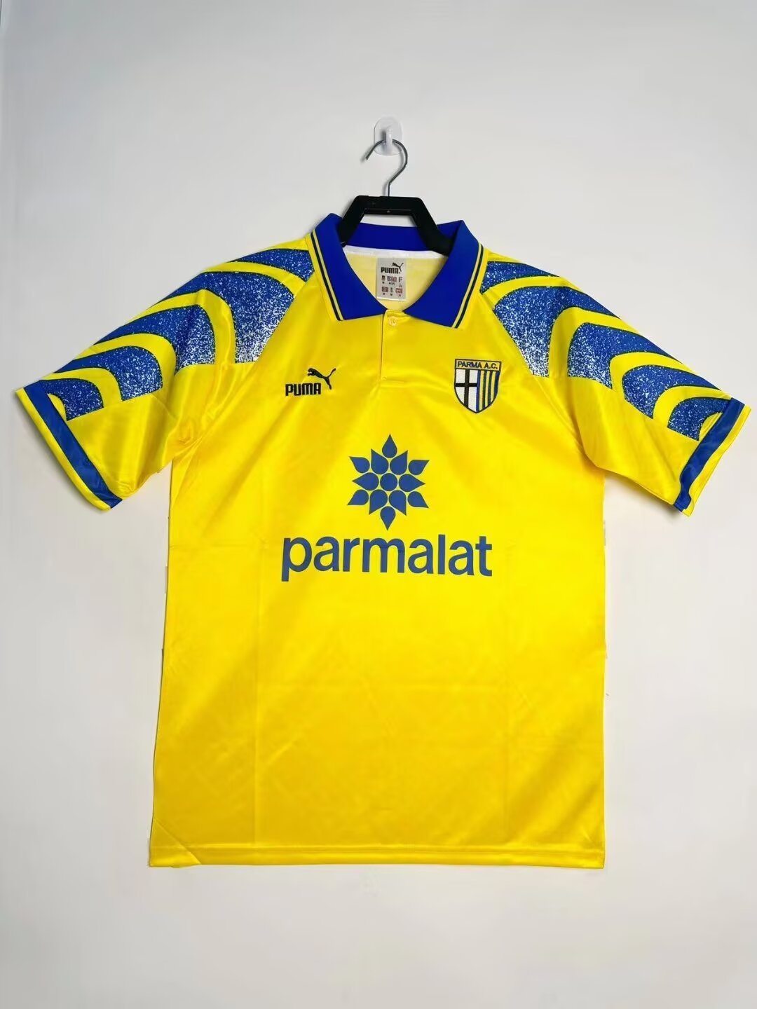1995-97 Parma yellow retro jersey