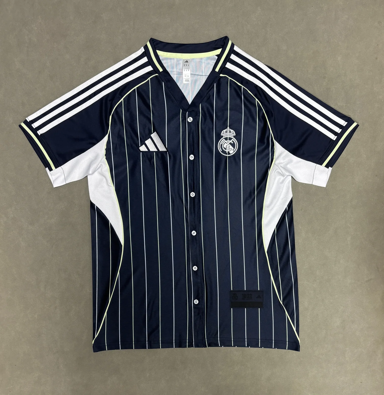 2025-26 Real Madrid Baseball Jersey