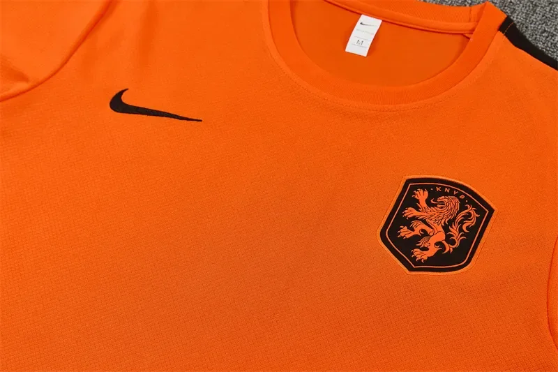 2026-27 Netherlands Royal Orange Short-Sleeve Training Jersey
