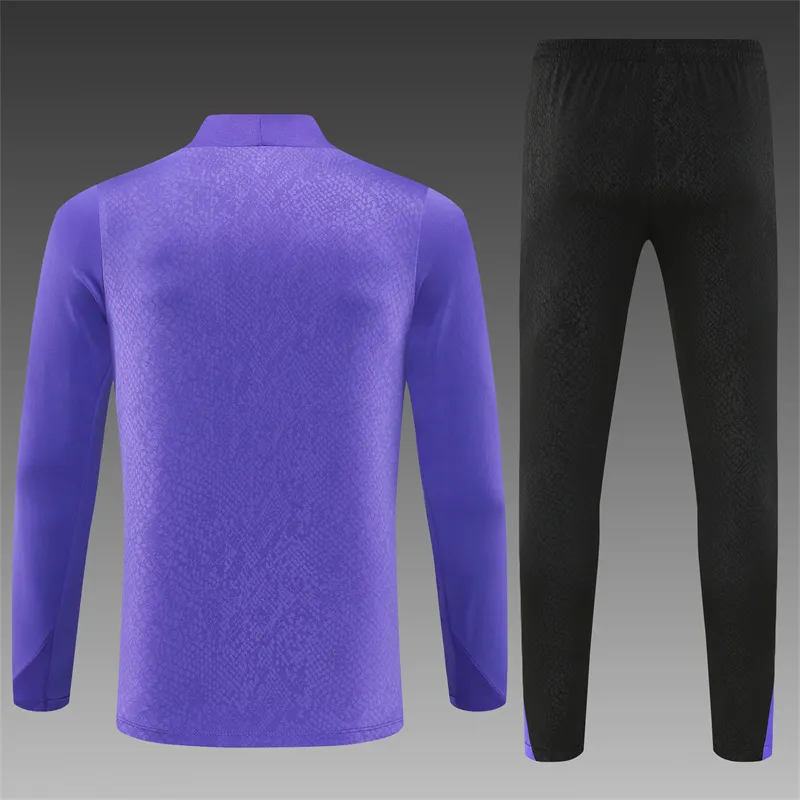 2025-26 Barcelona Purple Half-Zip Training Jersey