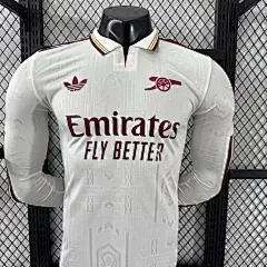 2025-26 Arsenal Away Long Sleeve Shirt - Player Edition