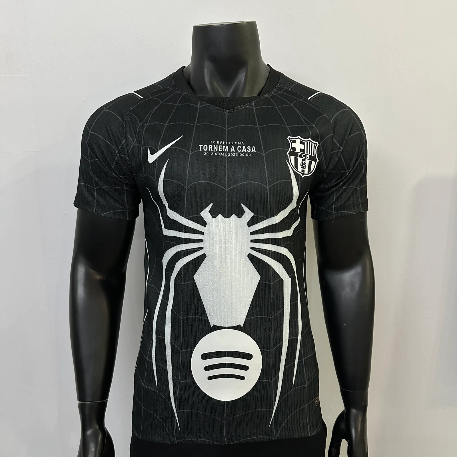 2026-27 FC Barcelona Black Spiders Jersey - Player Edition