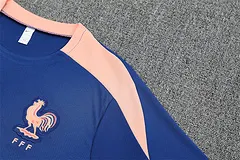 2025-26 France Blue Short Sleeve Training Jersey
