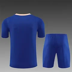 2025-26 France Blue Short Sleeve Training Jersey