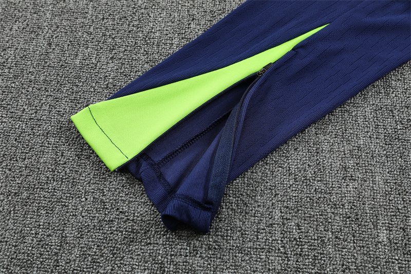 2025-26 Brazil Teal Half-Zip Training Jersey