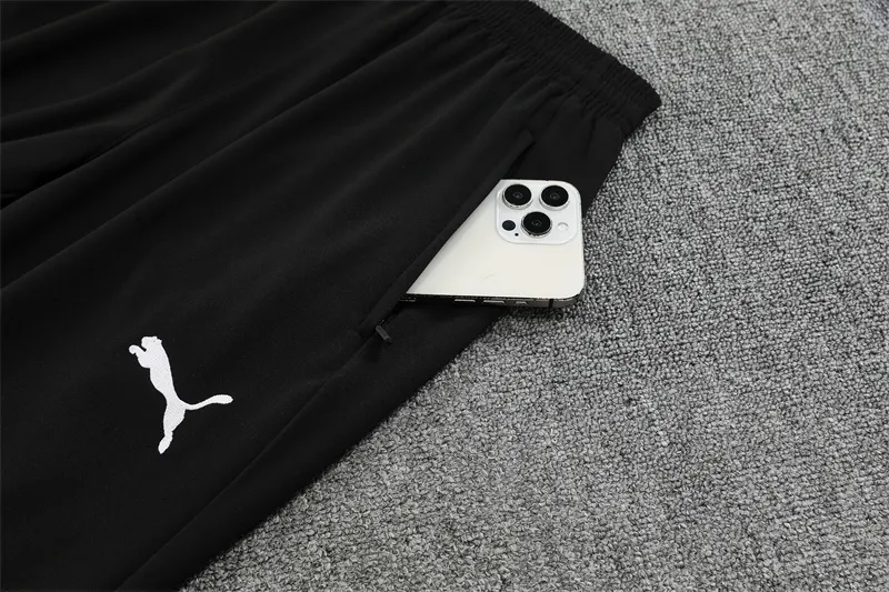 2025-26 Manchester City Black Half-Zip Training Jersey