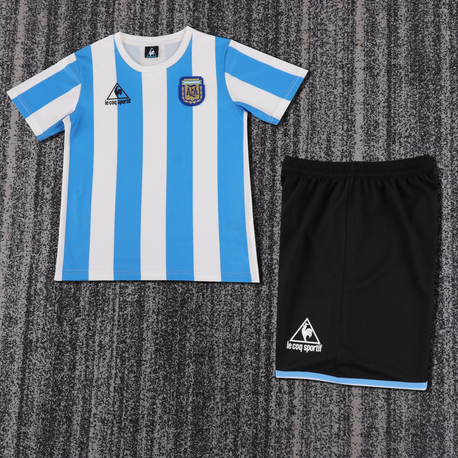 1986 Argentina Home Retro Shirt - Kids