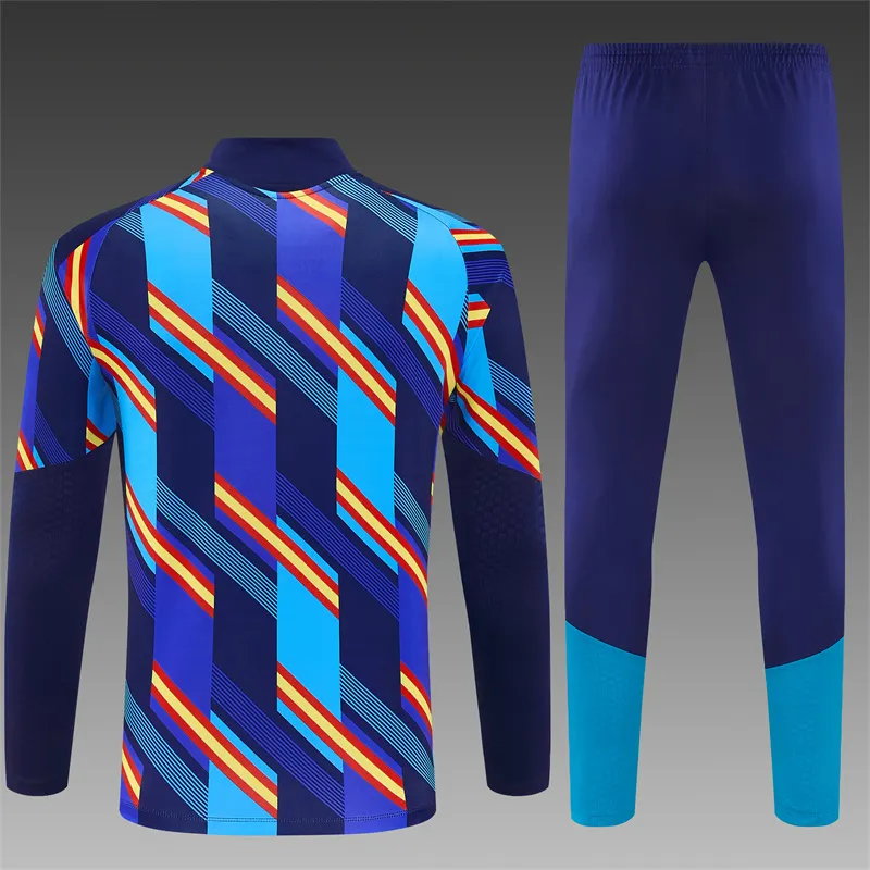 2026-27 Spain Royal Blue Half-Zip Training Jersey