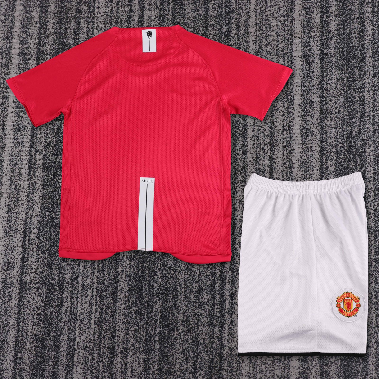 2007-08 Manchester United Home League Edition Retro Shirt - Kids Size