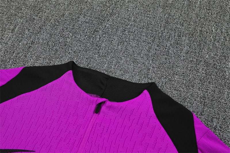 2025-26 England Purple Half-Zip Training Jersey