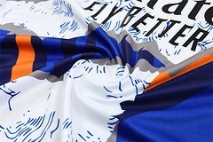 2025-26 Real Madrid yellow blue short sleeve training jersey