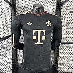 2025-26 Bayern Munich Second Away Long Sleeve Jersey - Player Edition