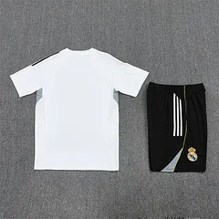 2025-26 Real Madrid White Short Sleeve Training Jersey