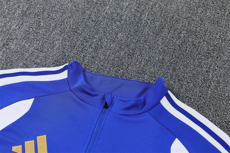 2026-27 Juventus Light Blue Half-Zip Long-Sleeve Training Kit