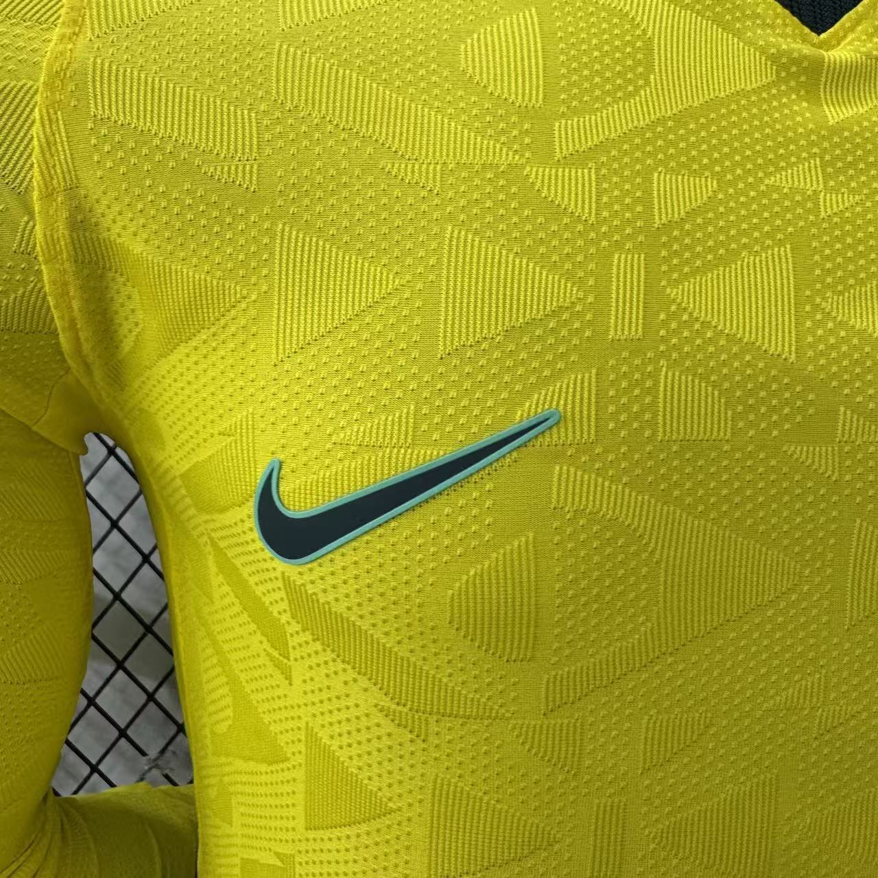 2026-27 Brazil Home Long-Sleeve Jersey - Player Version