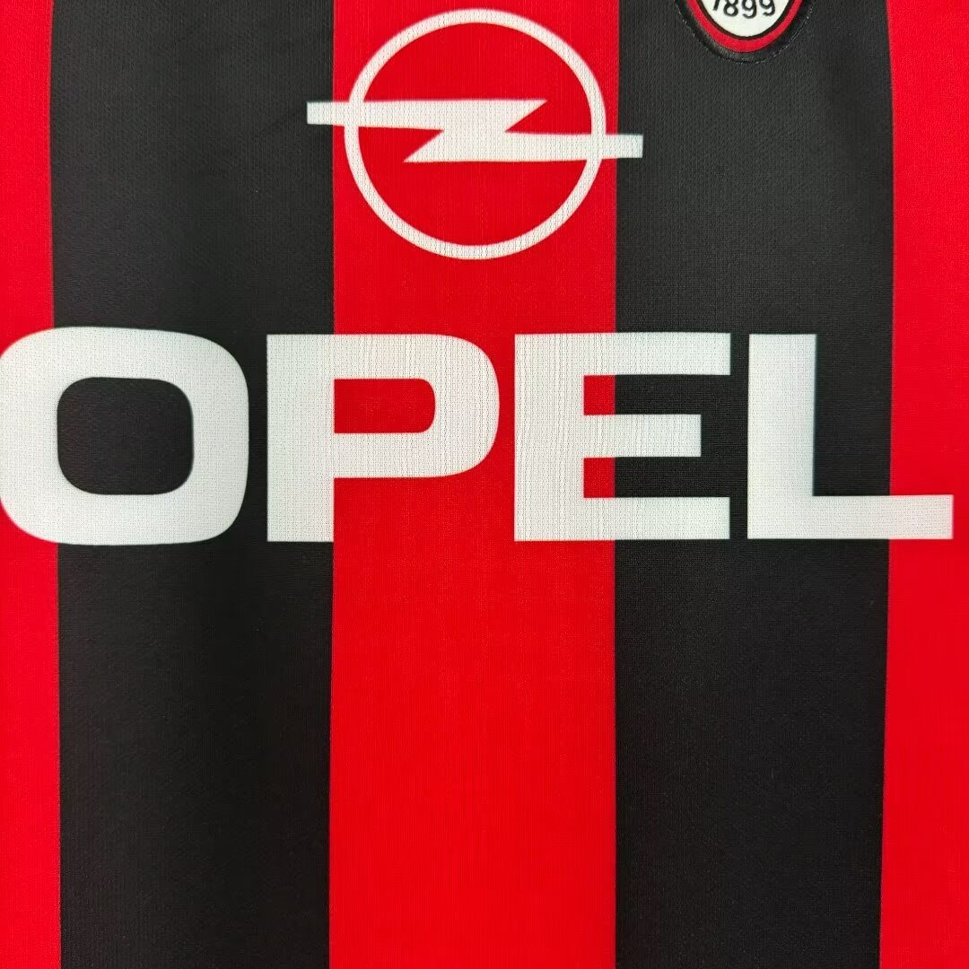 2000-02 AC Home Retro Jersey