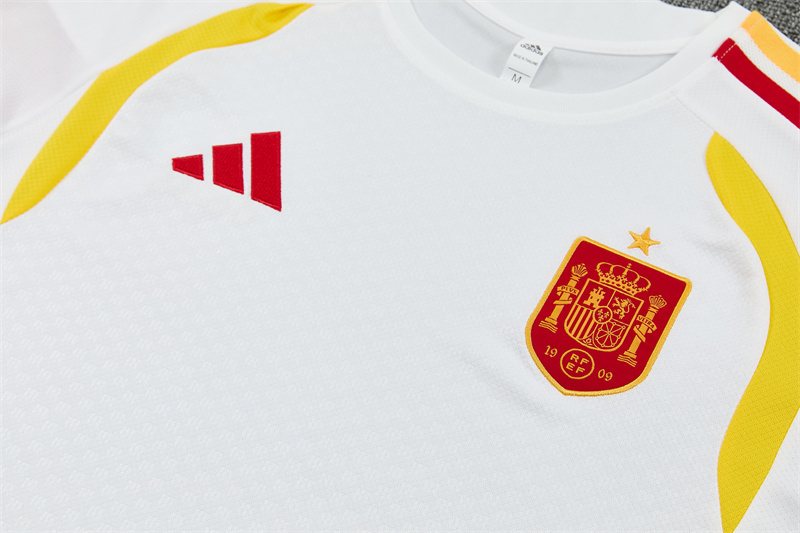 2026-27 Spain White Short-Sleeve Training Jersey