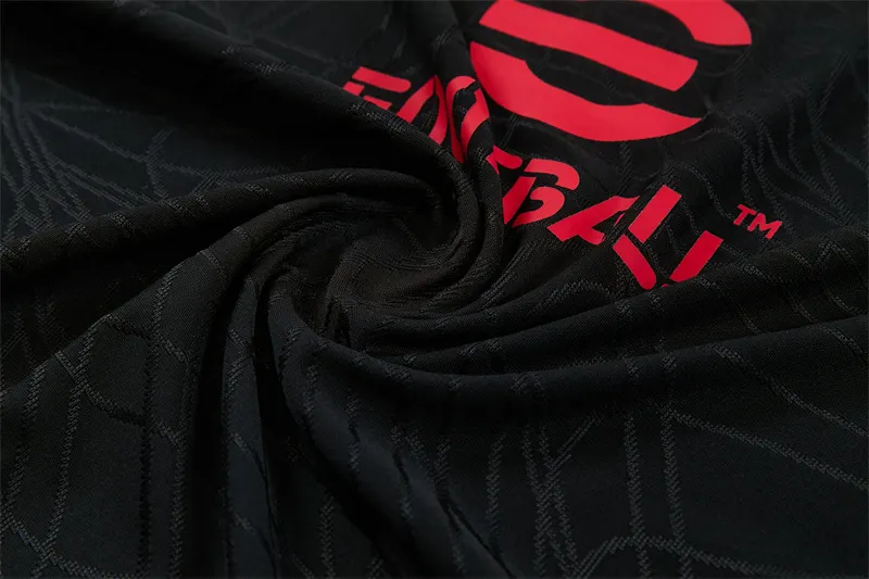 2026-27 AC Milan Black Half-Zip Long-Sleeve Training Jersey