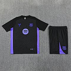 2025-26 Barcelona Black Joint Short Sleeve Training Jersey