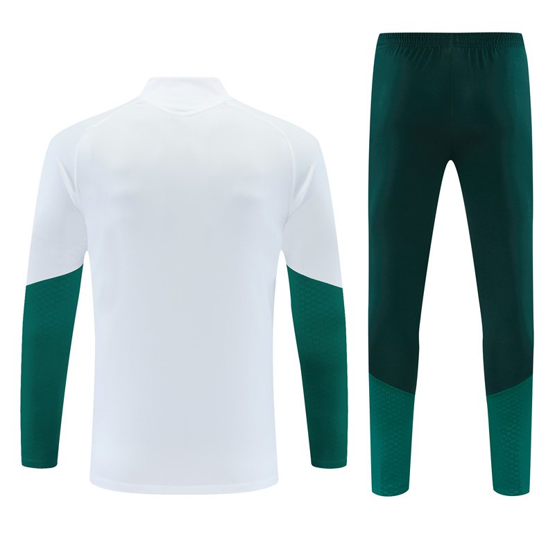 2026-27 Real Madrid White Half-Zip Training Jersey