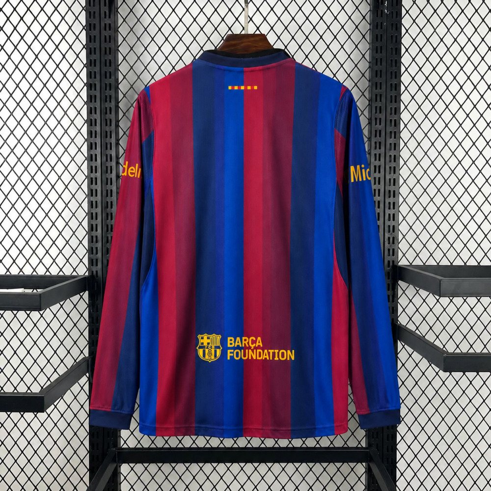 2026-27 Barcelona Home Long-Sleeve Jersey - Fan Edition