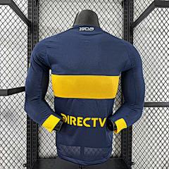 2025-26 Boca Home Long Sleeve Jersey - Player Edition