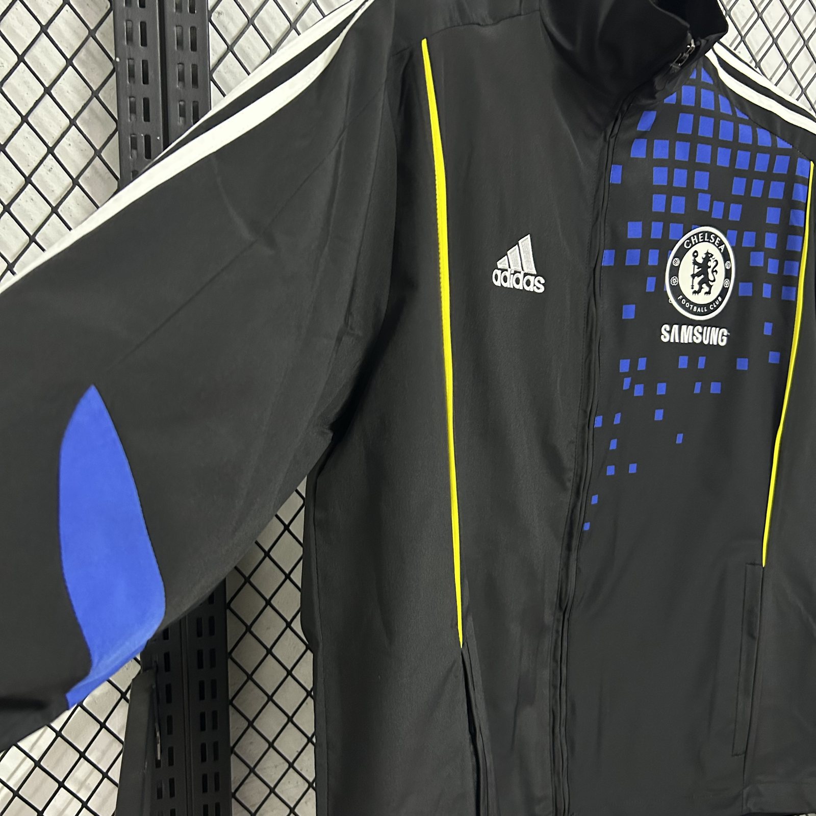 2026-27 Chelsea Black Waterproof Training Windbreaker