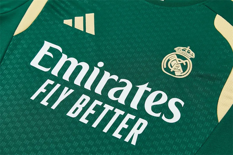 2026-27 Real Madrid Green Short-Sleeve Training Jersey