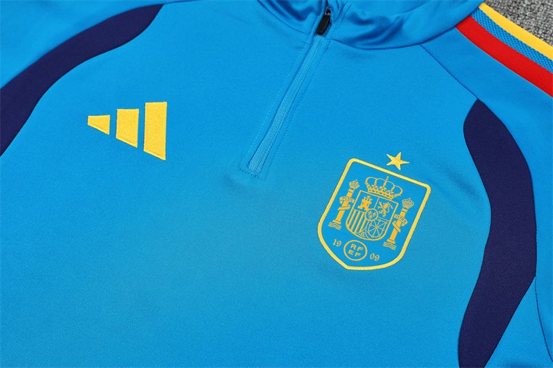 2026-27 Spain Lake Blue Half-Zip Training Jersey