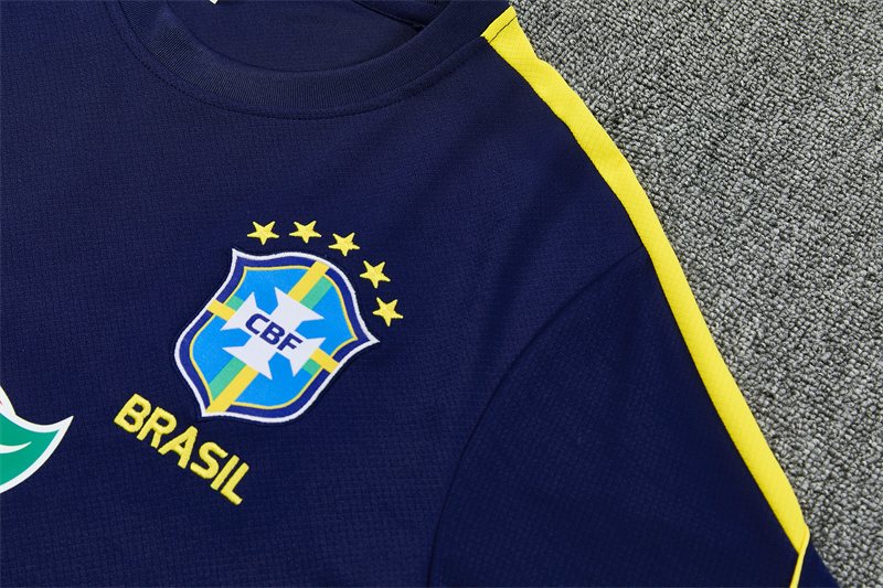 2026-27 Brazil Royal Blue Short-Sleeve Training Jersey