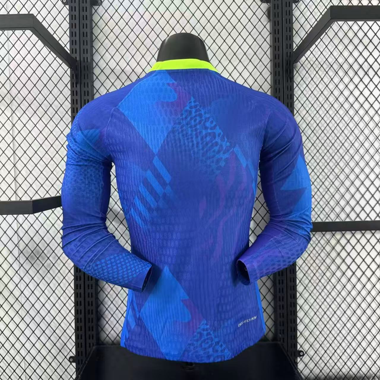 2025-26 Brazil Away Long-Sleeve Jersey – Player Version