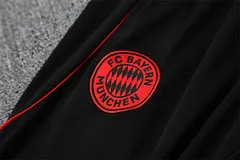 2025-26 Bayern Munich Black Half-Pull Training Jersey