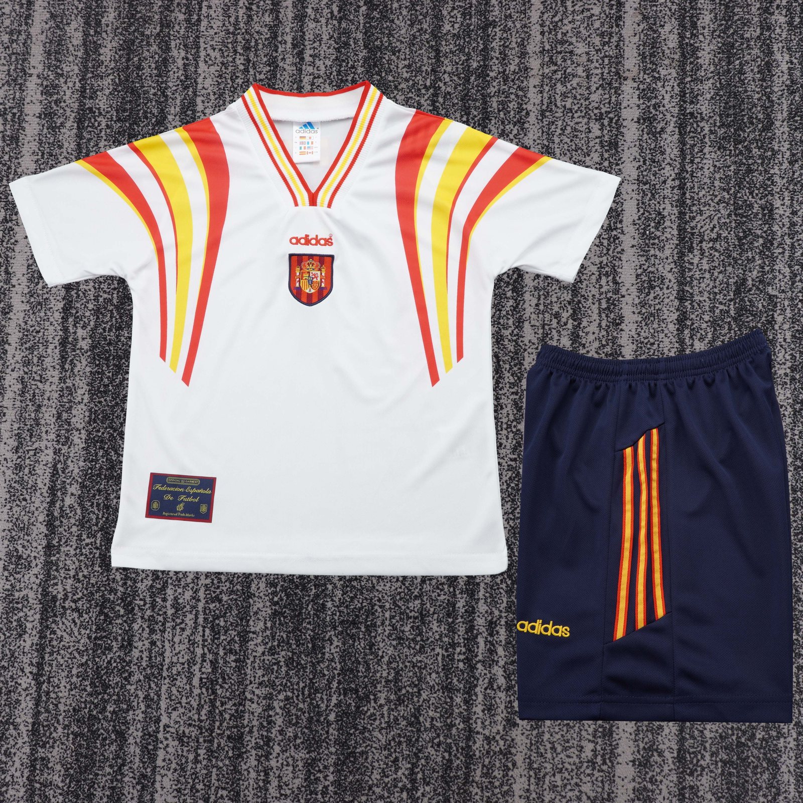 1996 Spanish Second Away Retro Jersey – Kids