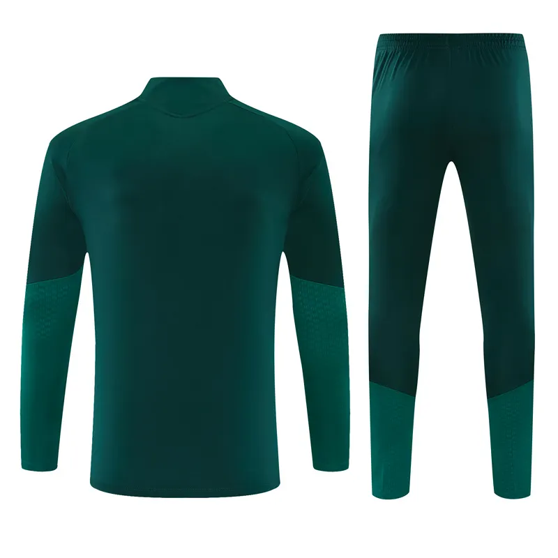 2026-27 Real Madrid Dark Green Half-Zip Training Jersey
