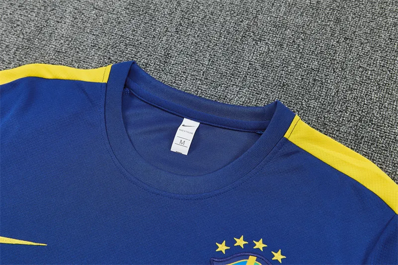 2026-27 Brazil Royal Blue Short-Sleeve Training Jersey