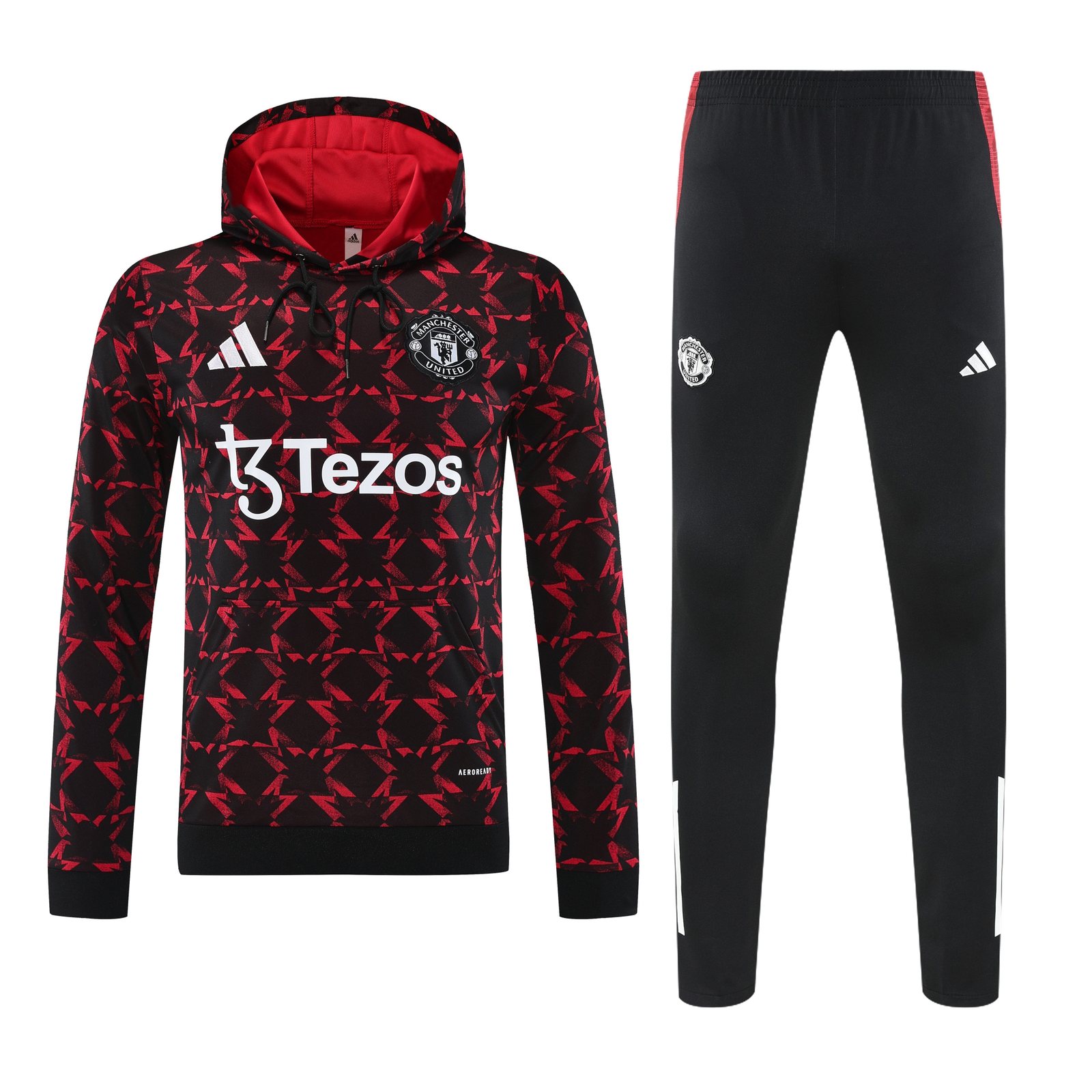 2025-26 Manchester United Red Training Hooded Jersey